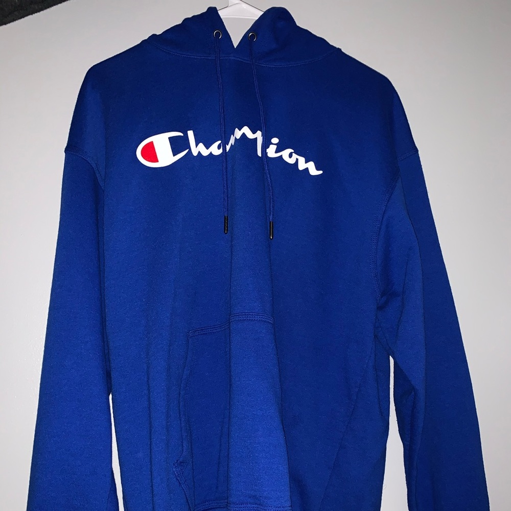 Blue Champion hoodie
